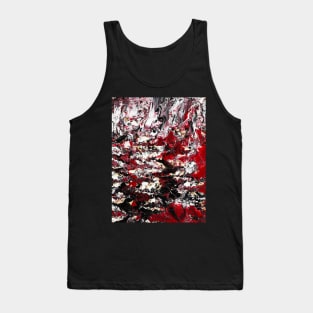 abstract marble texture liquid art design Tank Top